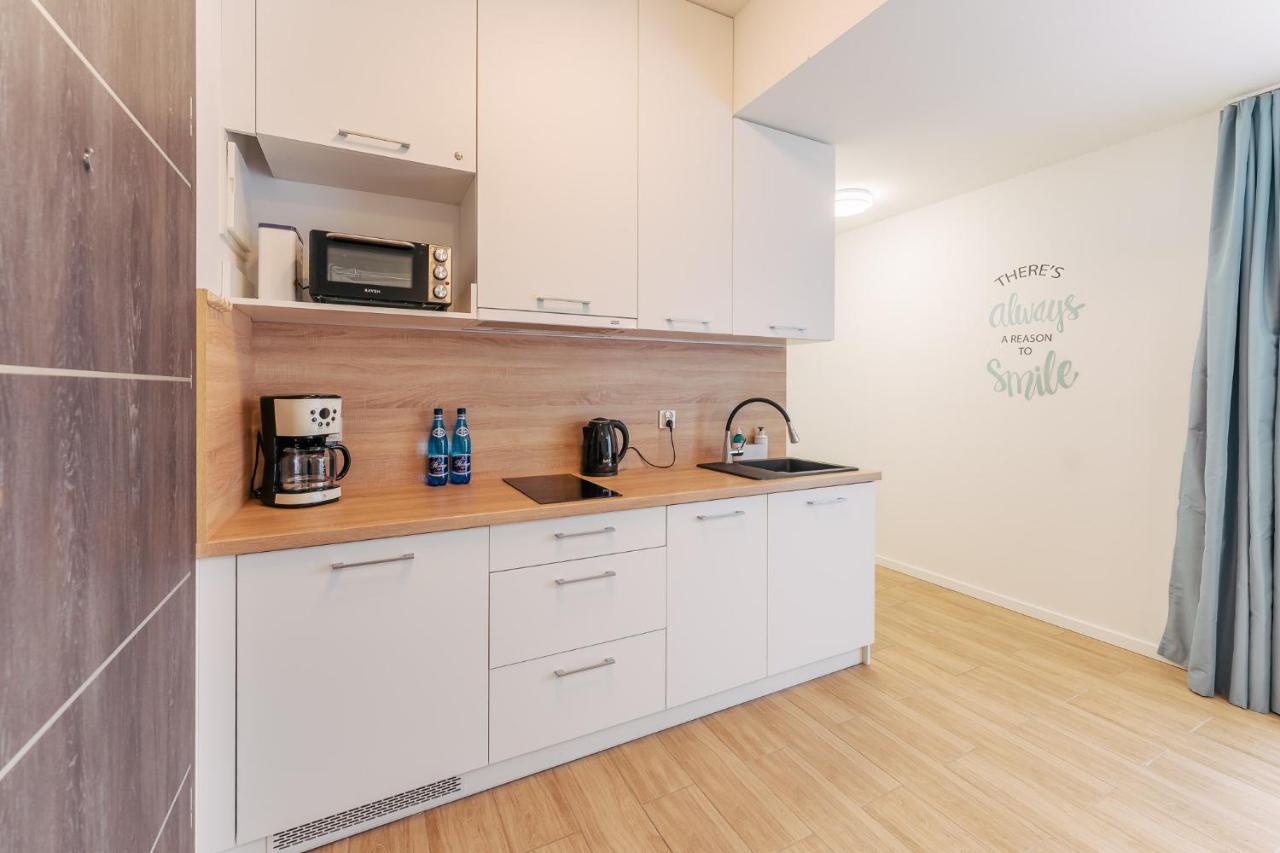 Blue Baltic Sarbinowo Apartment Bagian luar foto